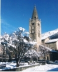 le clocher de Saint Etienne de Tinée